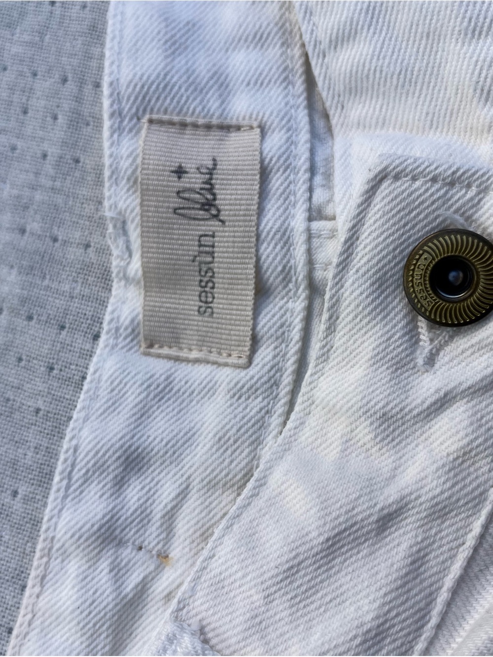 Sessions White Wide-Leg Jeans - Sessions + White Flare